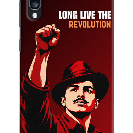 Bhagat Singh Revolution Samsung A70 Back Cover