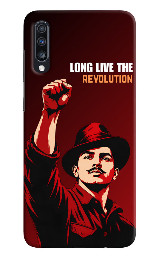 Bhagat Singh Revolution Samsung A70 Back Cover