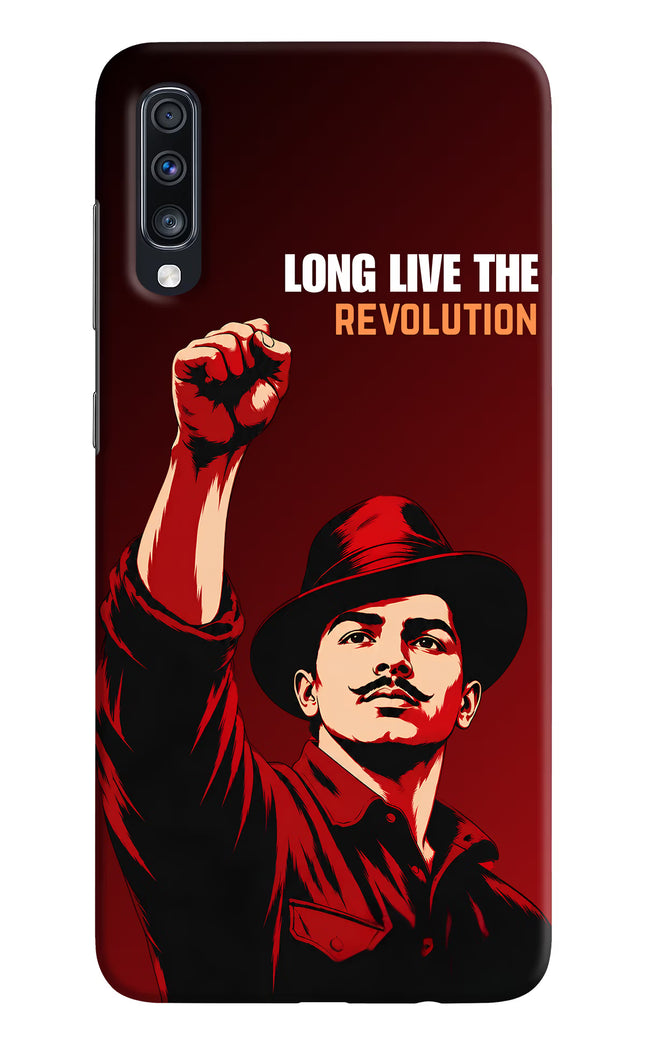 Bhagat Singh Revolution Samsung A70 Back Cover