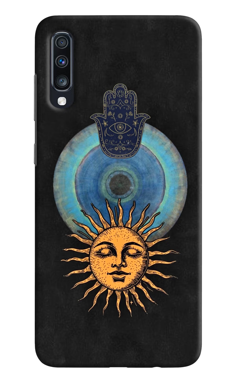 Divine Sun Samsung A70 Back Cover, Hard case