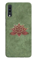 Lotus Grace Samsung A70 Hard Case Back Cover by Casekaro