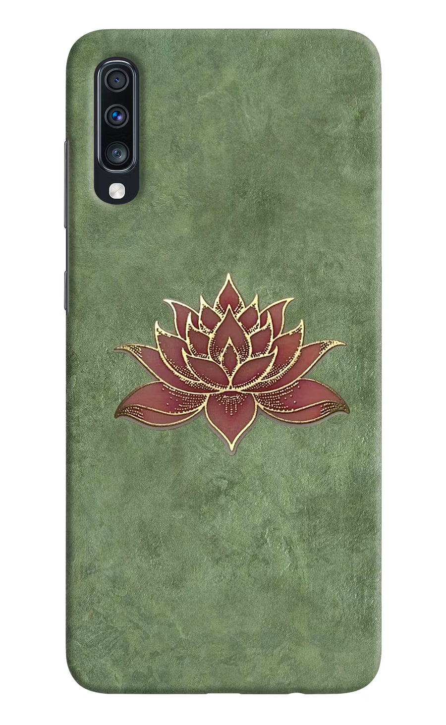 Lotus Grace Samsung A70 Back Cover, Hard case