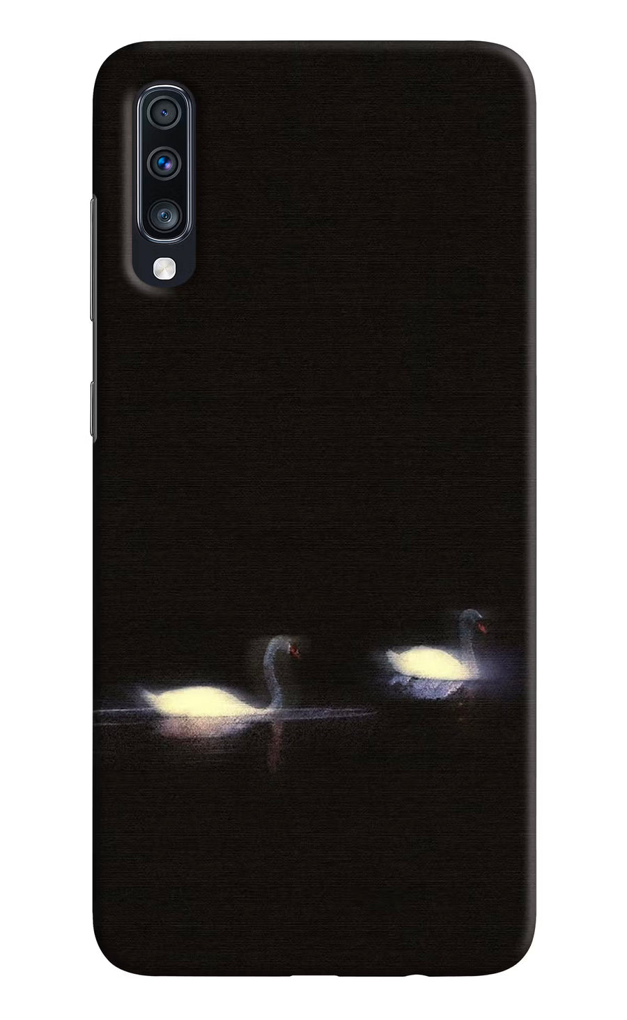 Silent Swans Samsung A70 Back Cover, Hard case