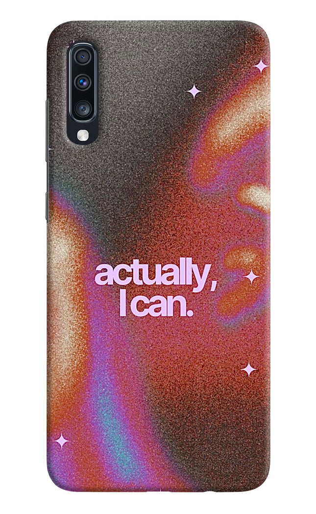 Pink Aura Samsung A70 Hard Case Back Cover by Casekaro
