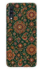 Green Pataka Samsung A70 Hard Case Back Cover by Casekaro