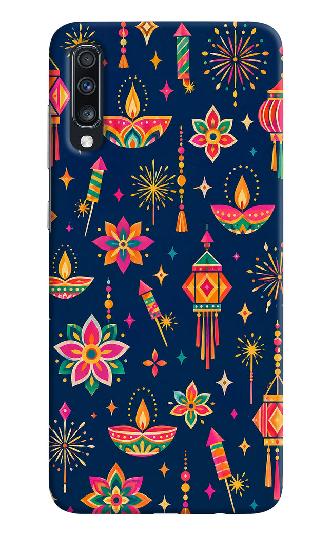 Festive Pop Samsung A70 Hard Case Back Cover by Casekaro