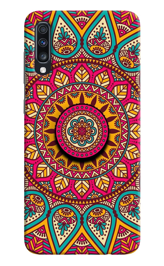 Mandala Samsung A70 Pop Case by Casekaro