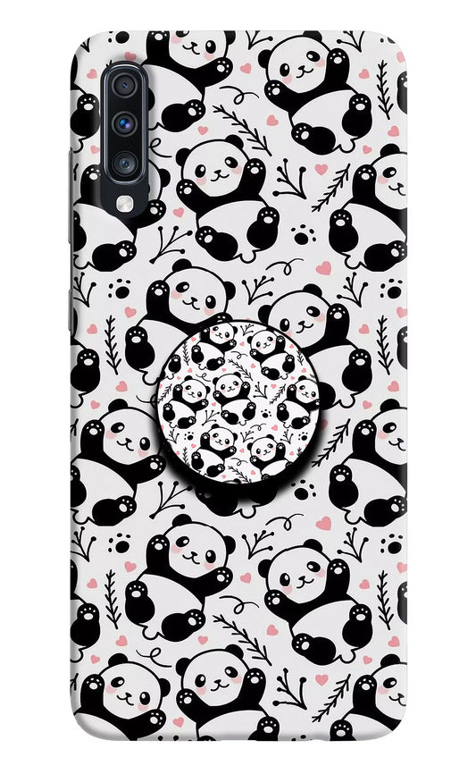 Cute Panda Samsung A70 Pop Case by Casekaro