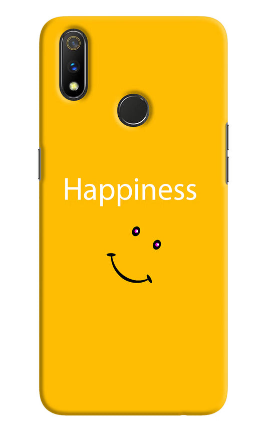 Happiness With Smiley Realme 3 Pro Hard Case Back Cover by Casekaro