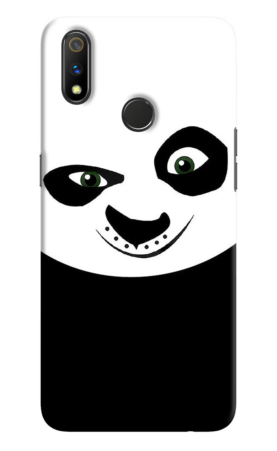 Panda Realme 3 Pro Back Cover, Hard case