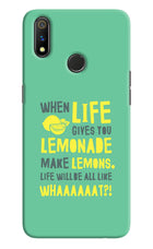 Quote Realme 3 Pro Hard Case Back Cover by Casekaro