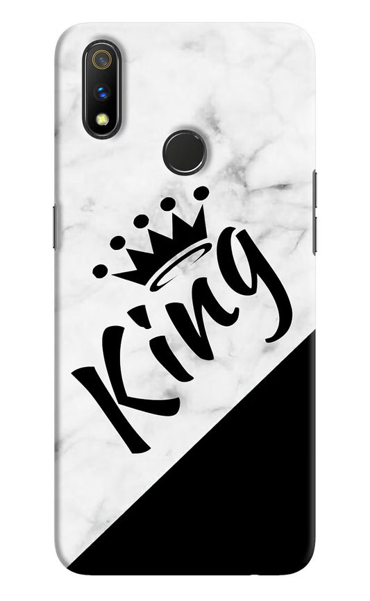 King Realme 3 Pro Hard Case Back Cover by Casekaro