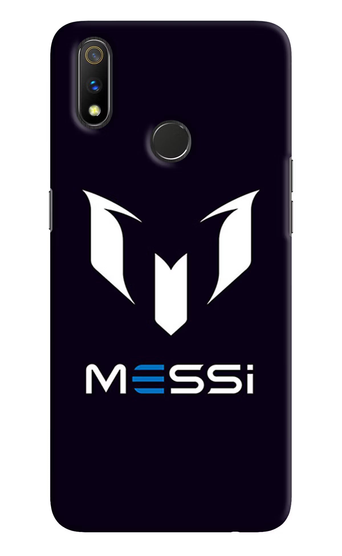 Messi Logo Realme 3 Pro Hard Case Back Cover by Casekaro