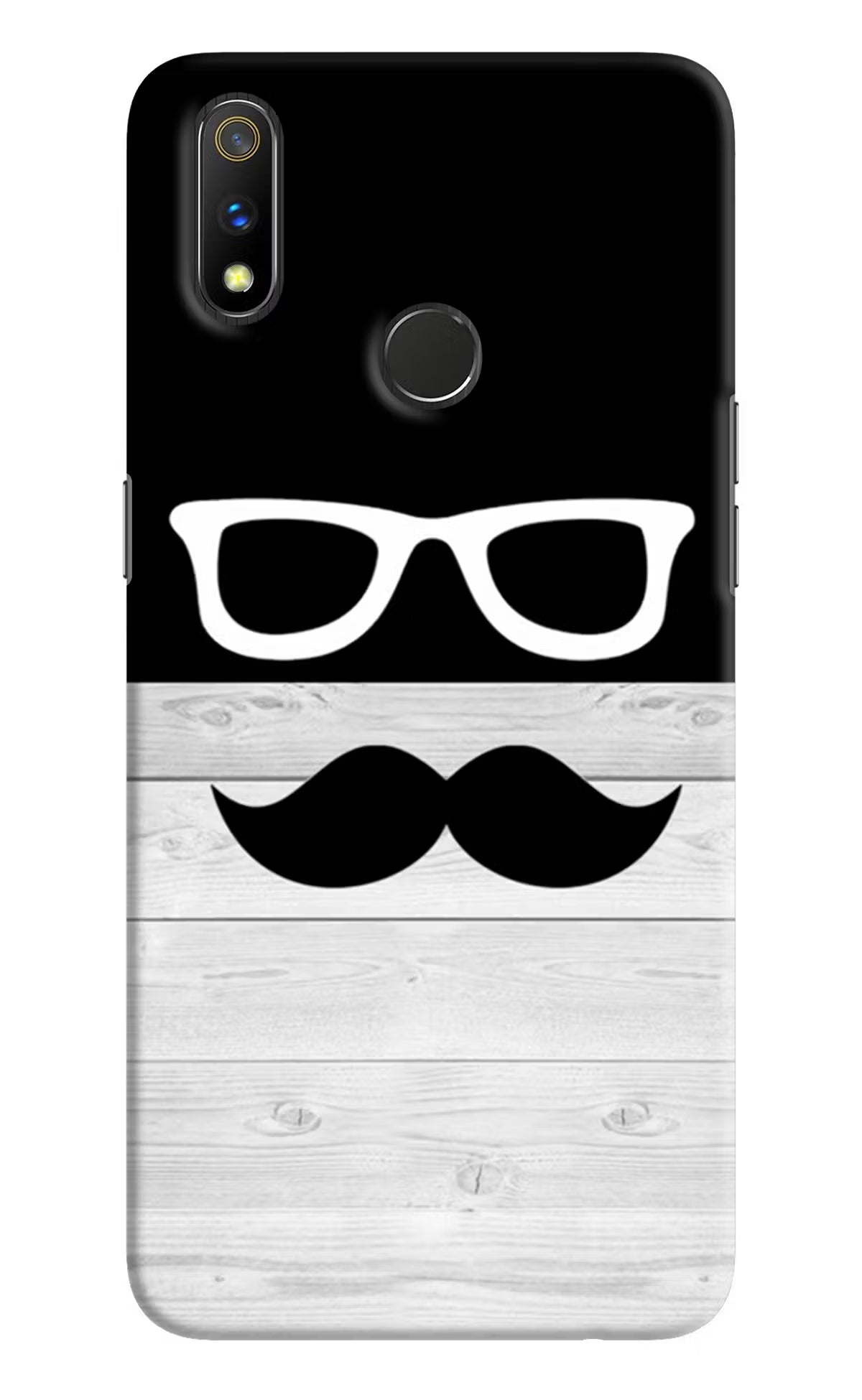 Mustache Realme 3 Pro Hard Case Back Cover by Casekaro