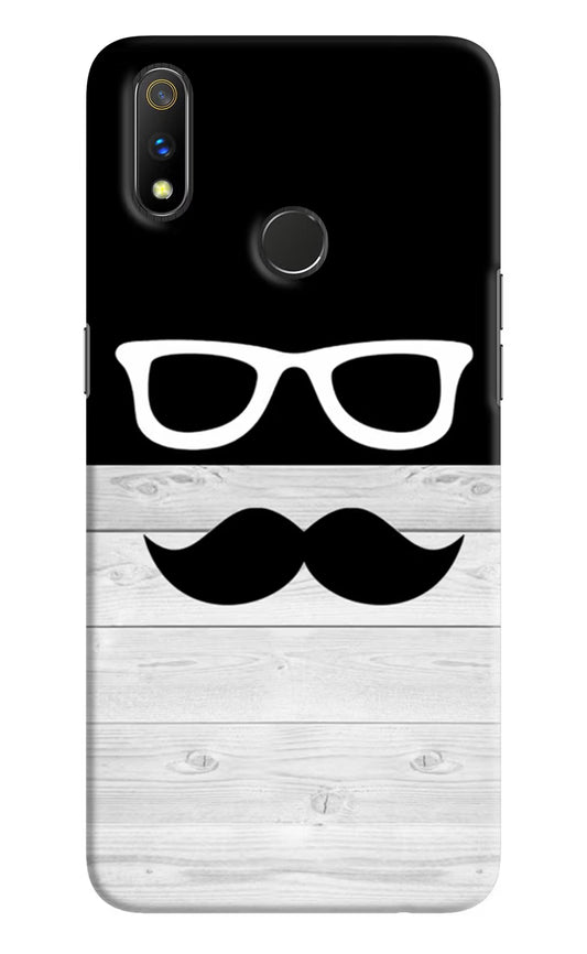 Mustache Realme 3 Pro Hard Case Back Cover by Casekaro