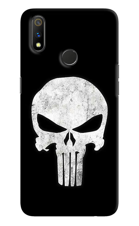 Punisher Skull Realme 3 Pro Hard Case Back Cover by Casekaro