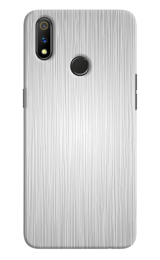 Wooden Grey Texture Realme 3 Pro Hard Case Back Cover by Casekaro