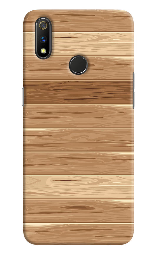 Wooden Vector Realme 3 Pro Hard Case Back Cover by Casekaro