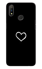 Heart Realme 3 Pro Hard Case Back Cover by Casekaro