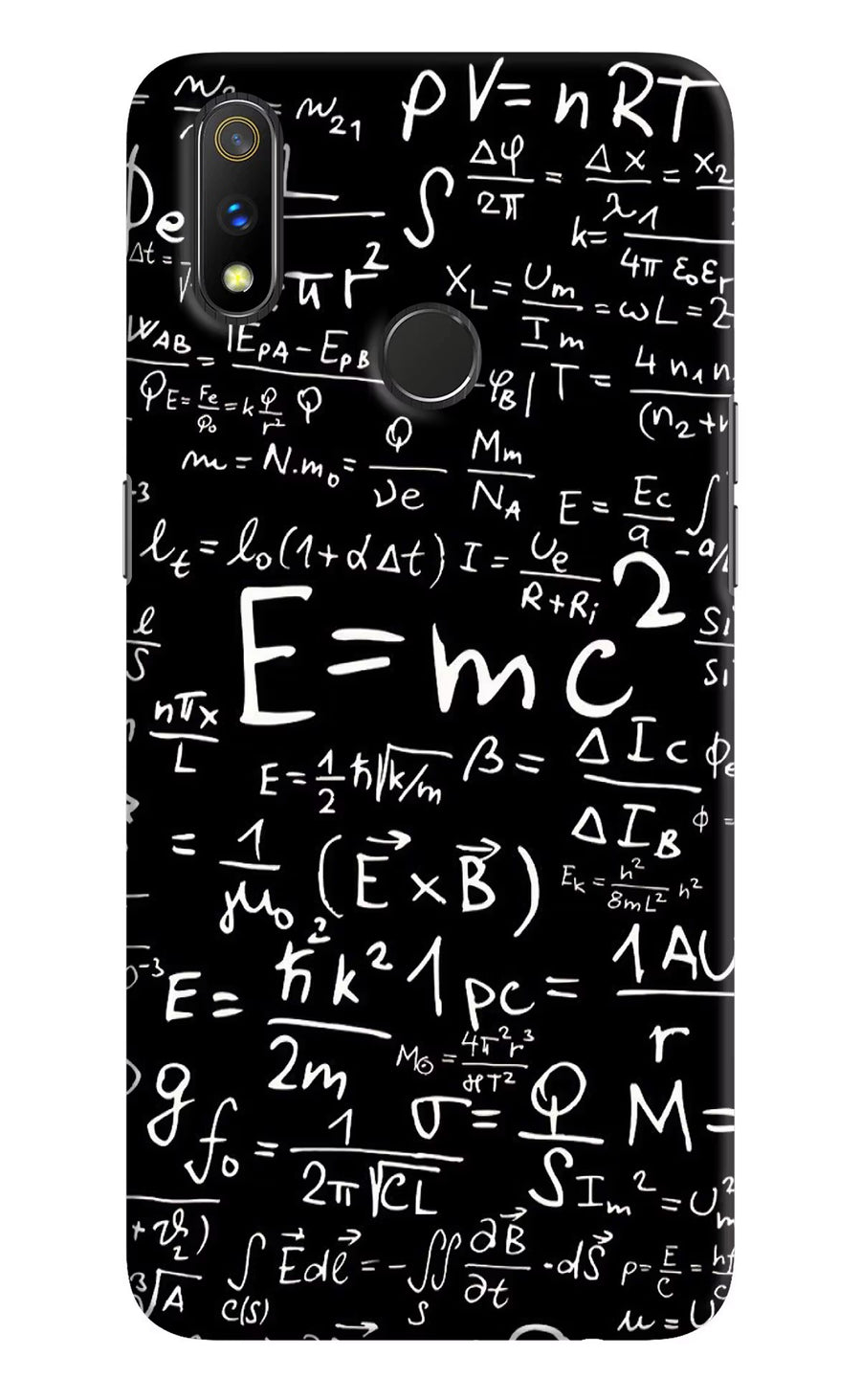 Physics Formula Realme 3 Pro Back Cover, Hard case