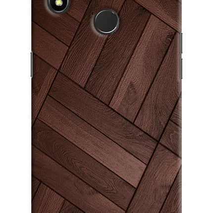 Wooden Texture Design Realme 3 Pro Hard Case Back Cover by Casekaro