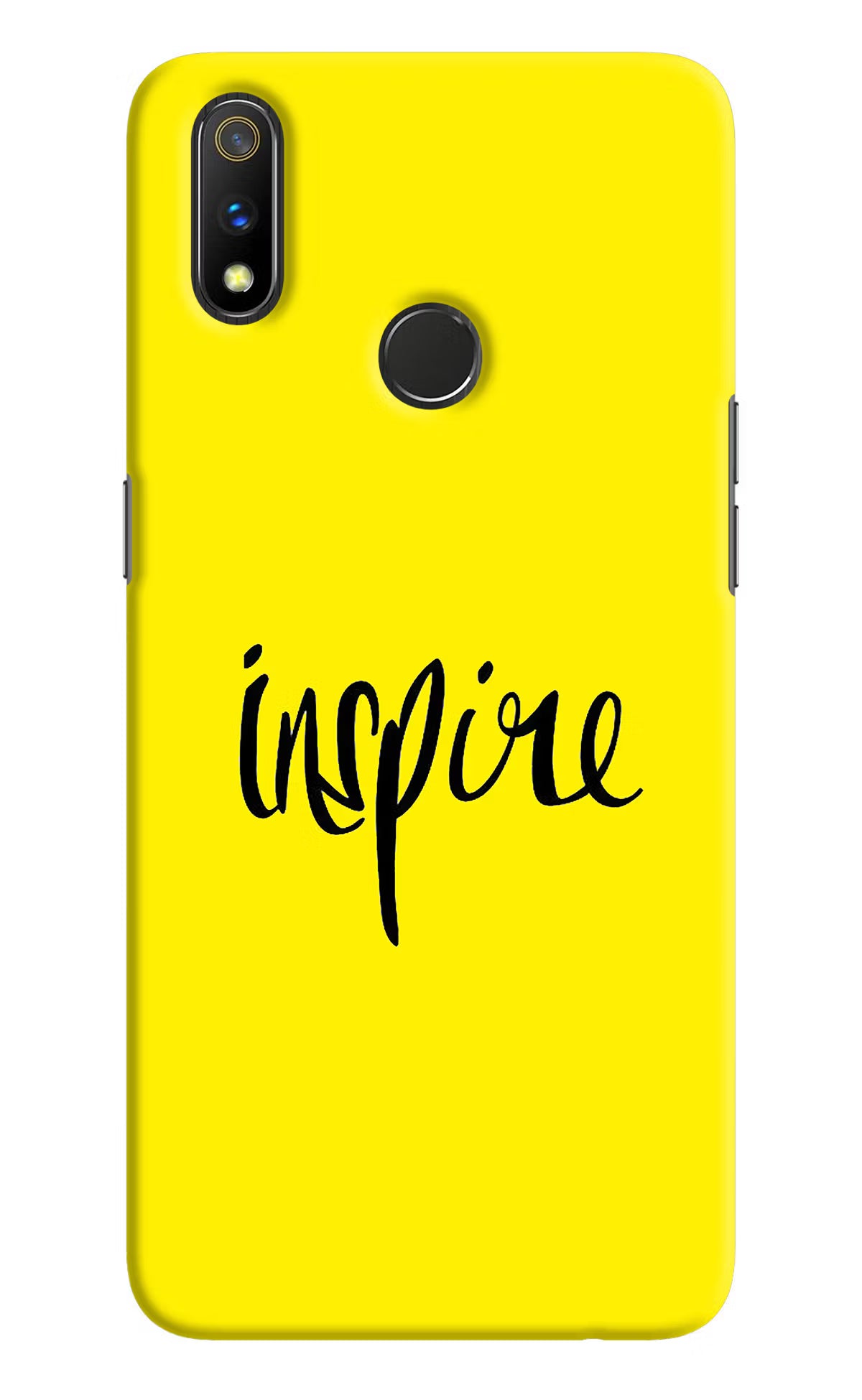 Inspire Realme 3 Pro Hard Case Back Cover by Casekaro