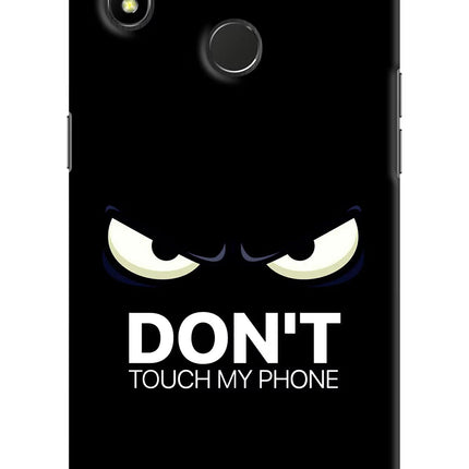 Don'T Touch My Phone Realme 3 Pro Hard Case Back Cover by Casekaro