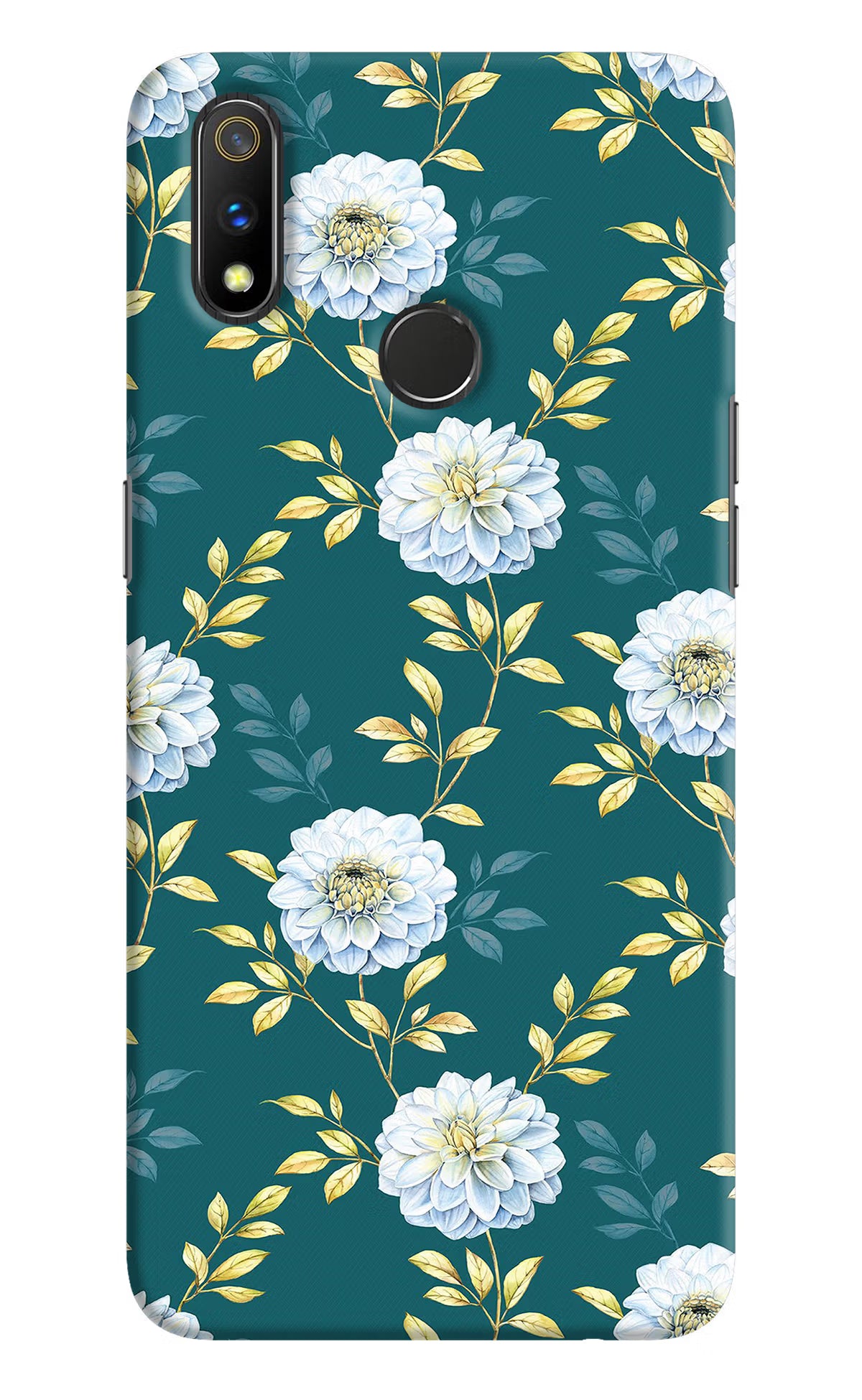 Flowers Realme 3 Pro Hard Case Back Cover by Casekaro