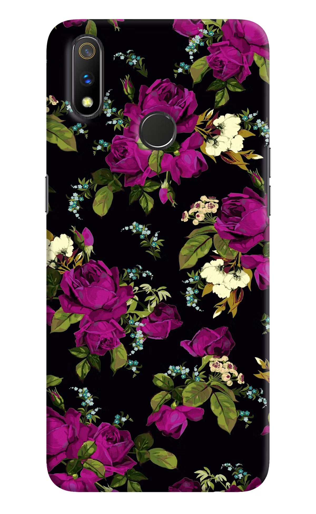 Flowers Realme 3 Pro Hard Case Back Cover by Casekaro