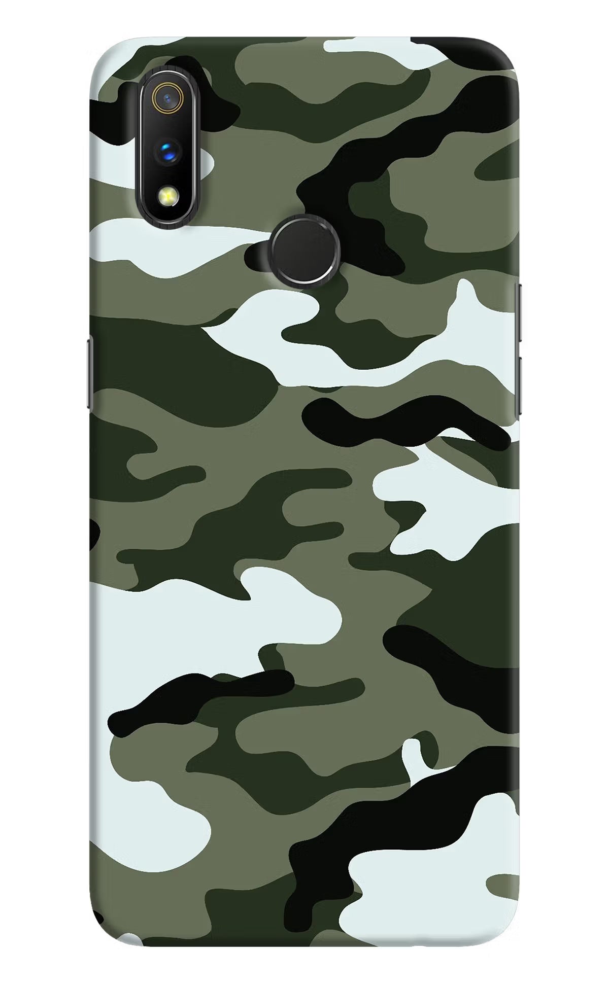 Camouflage Realme 3 Pro Hard Case Back Cover by Casekaro