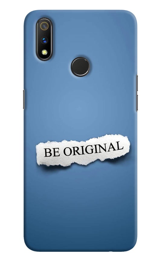 Be Original Realme 3 Pro Hard Case Back Cover by Casekaro