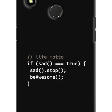 Life Motto Code Realme 3 Pro Hard Case Back Cover by Casekaro