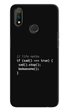 Life Motto Code Realme 3 Pro Hard Case Back Cover by Casekaro