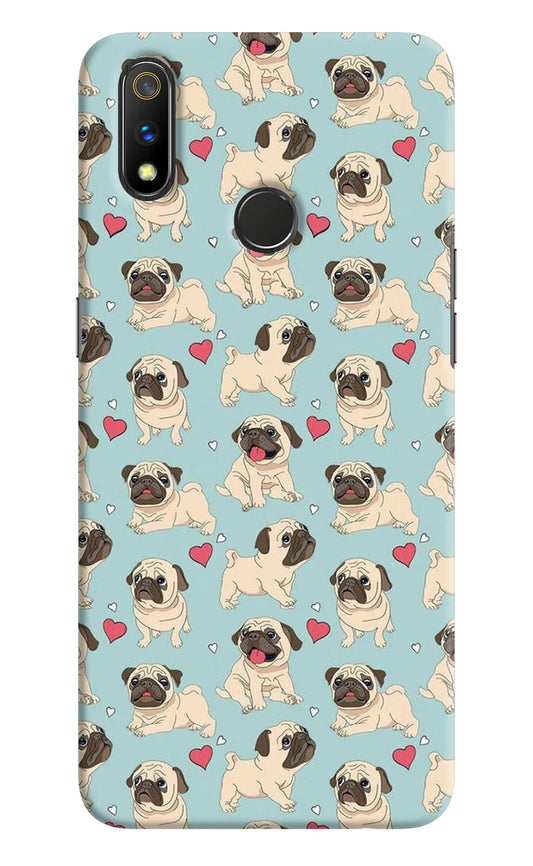 Pug Dog Realme 3 Pro Hard Case Back Cover by Casekaro