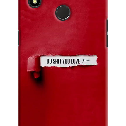 Do Shit You Love Realme 3 Pro Hard Case Back Cover by Casekaro