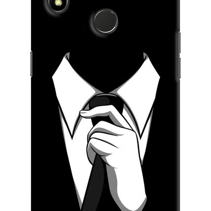 Black Tie Realme 3 Pro Hard Case Back Cover by Casekaro