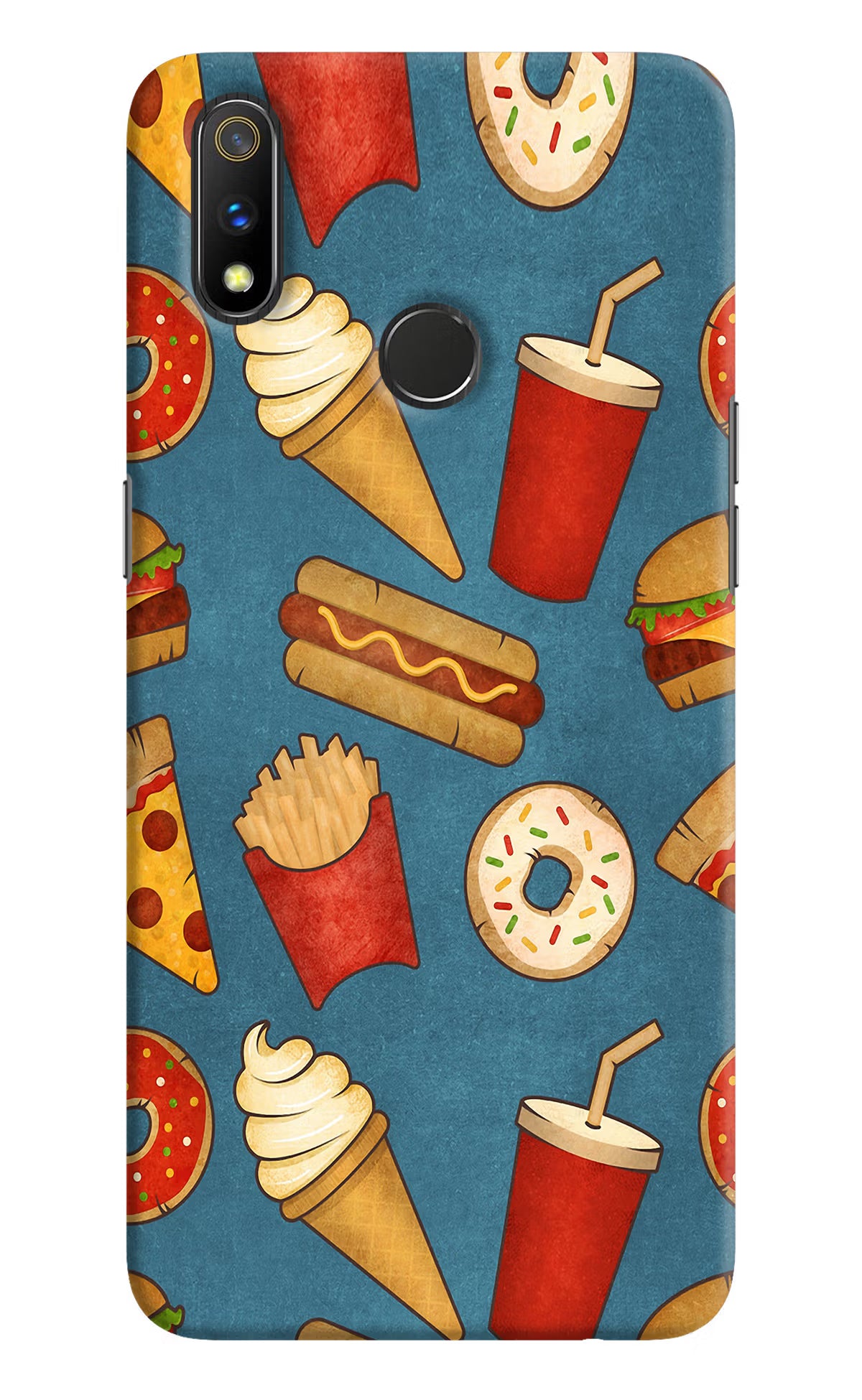 Foodie Realme 3 Pro Hard Case Back Cover by Casekaro