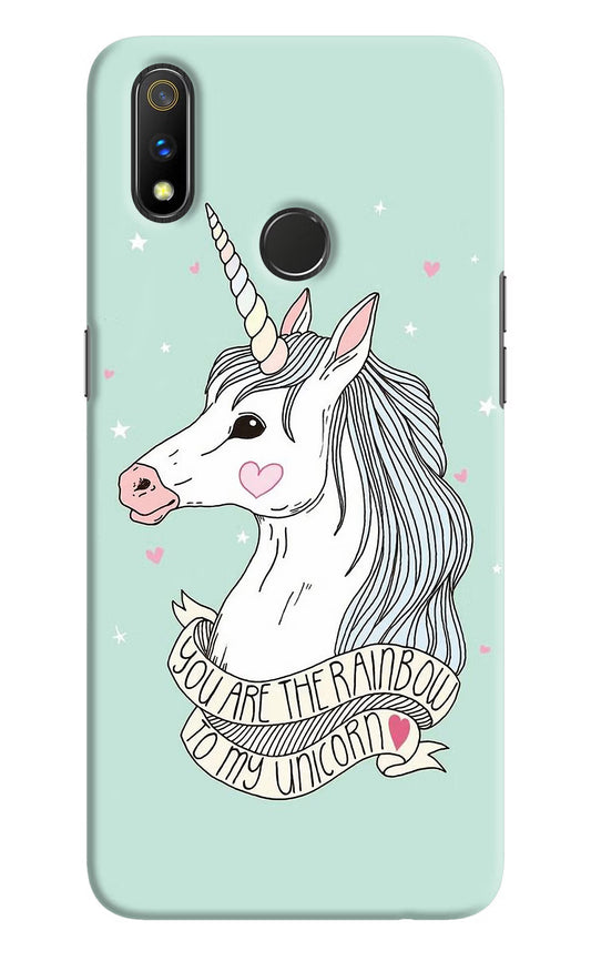 Unicorn Wallpaper Realme 3 Pro Hard Case Back Cover by Casekaro