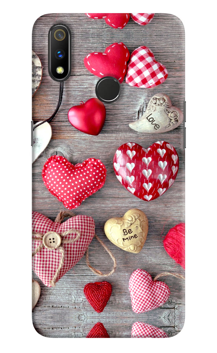 Love Wallpaper Realme 3 Pro Back Cover, Hard case