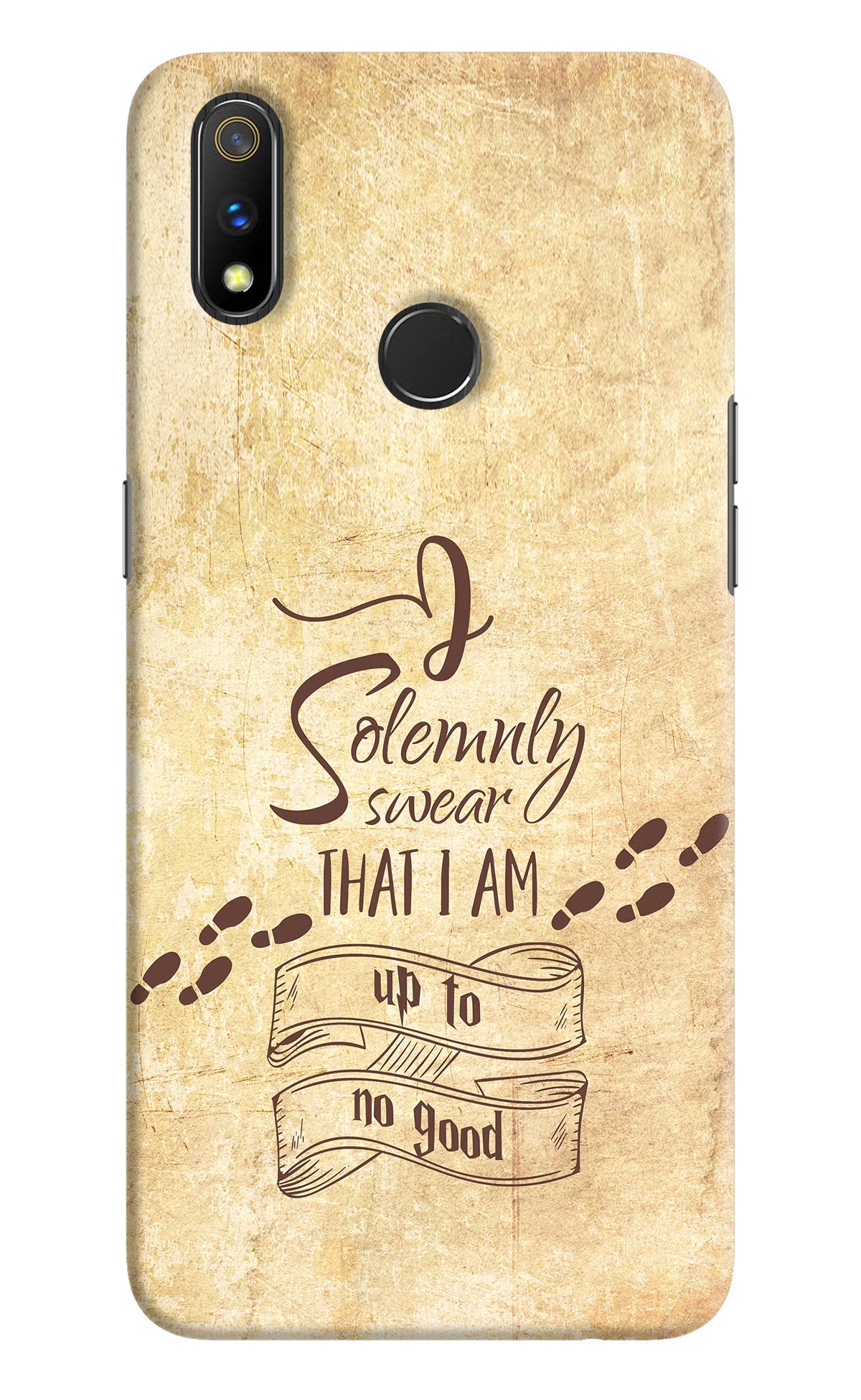 I Solemnly swear that i up to no good Realme 3 Pro Hard Case Back Cover by Casekaro