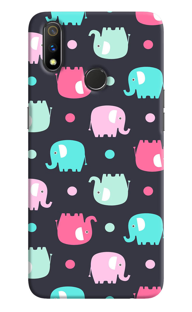 Elephants Realme 3 Pro Hard Case Back Cover by Casekaro