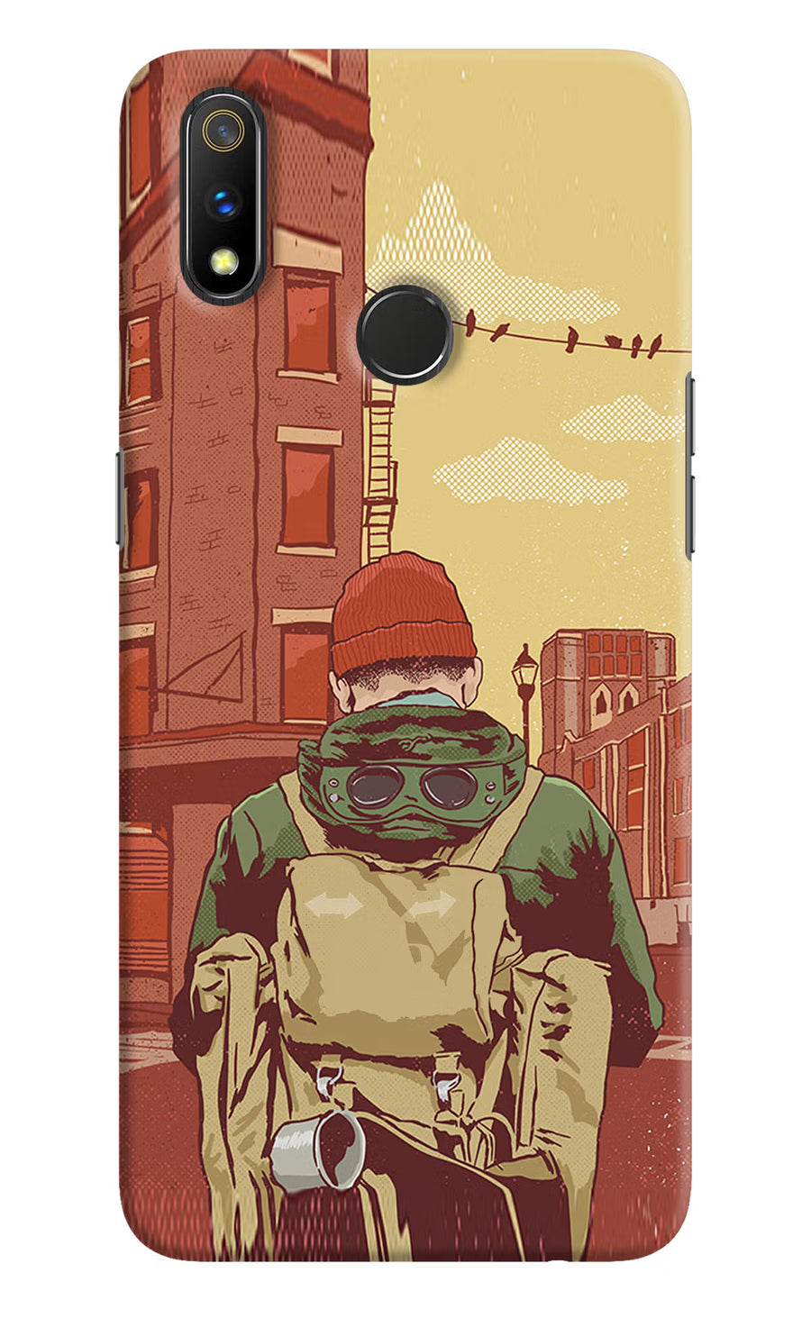 Adventurous Realme 3 Pro Back Cover, Hard case