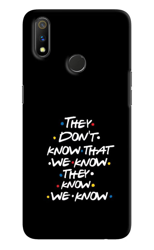 FRIENDS Dialogue Realme 3 Pro Hard Case Back Cover by Casekaro
