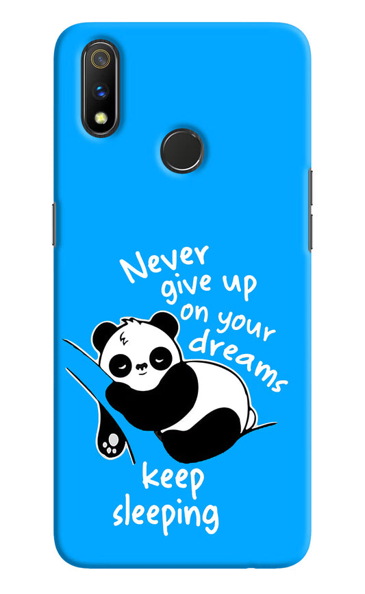 Keep Sleeping Realme 3 Pro Hard Case Back Cover by Casekaro