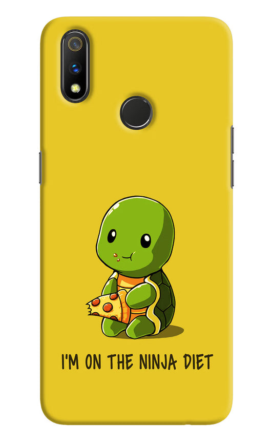 I'm on Ninja Diet Realme 3 Pro Hard Case Back Cover by Casekaro