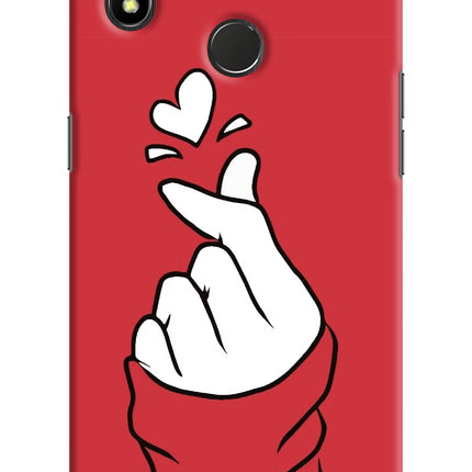 Korean Love Sign Realme 3 Pro Hard Case Back Cover by Casekaro
