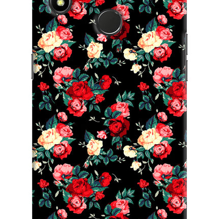 Rose Pattern Realme 3 Pro Hard Case Back Cover by Casekaro
