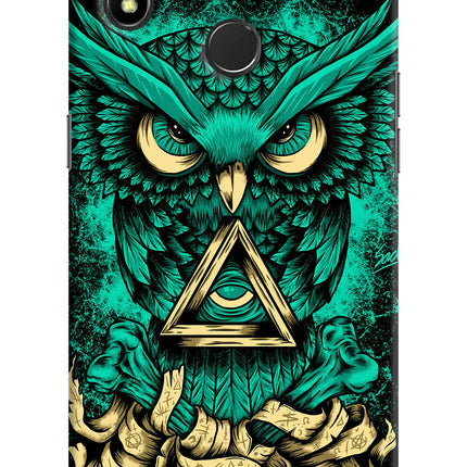 Green Owl Realme 3 Pro Hard Case Back Cover by Casekaro
