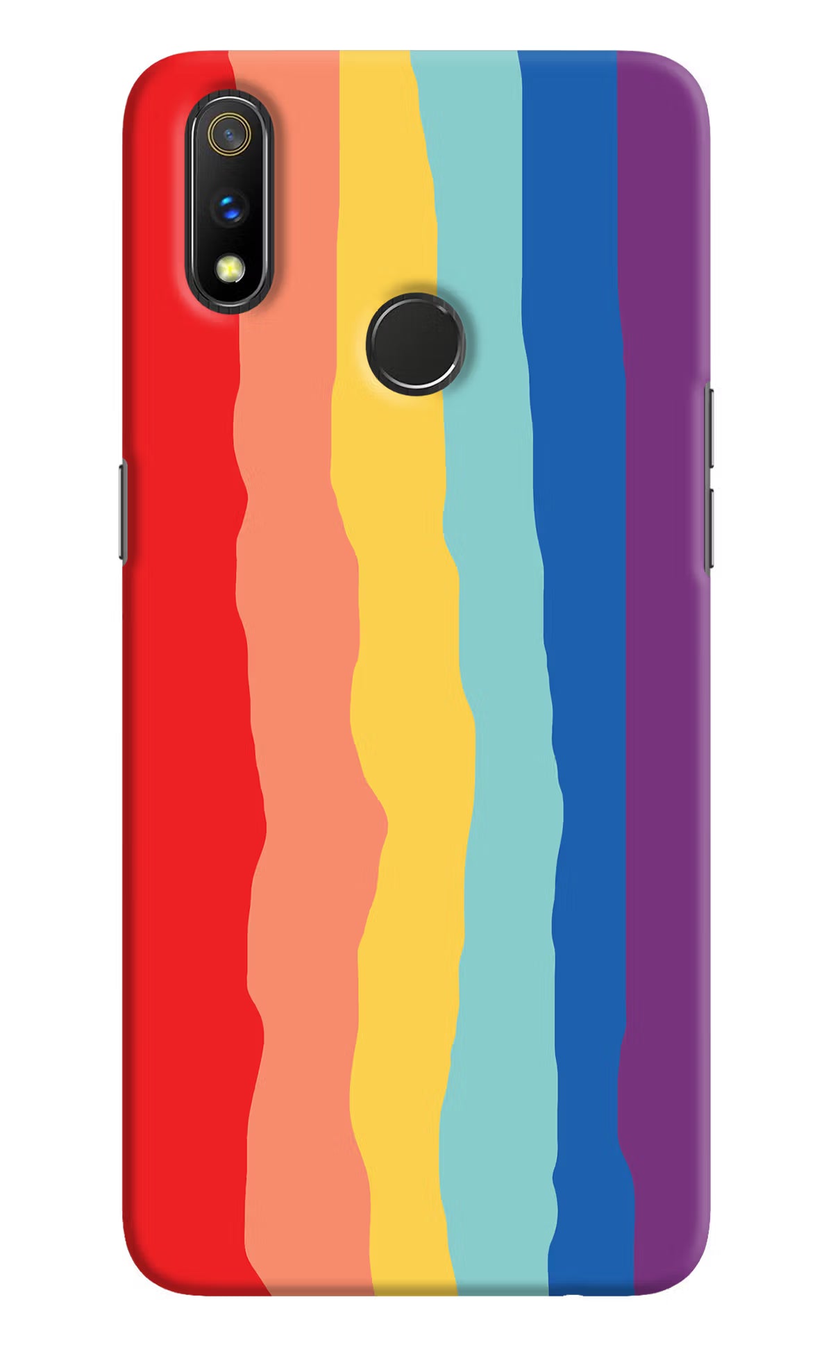 Rainbow Realme 3 Pro Hard Case Back Cover by Casekaro