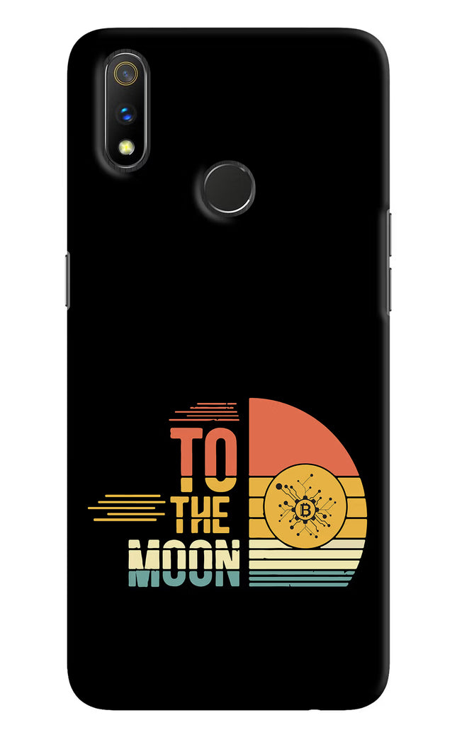 To the Moon Realme 3 Pro Hard Case Back Cover by Casekaro
